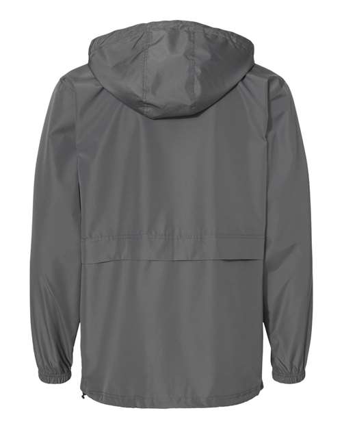 Unisex Full-Zip Anorak Jacket - Graphite Back
