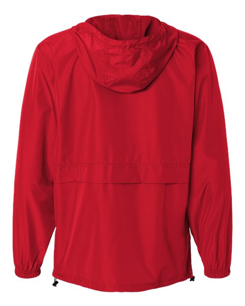 Unisex Full-Zip Anorak Jacket - Scarlet Back