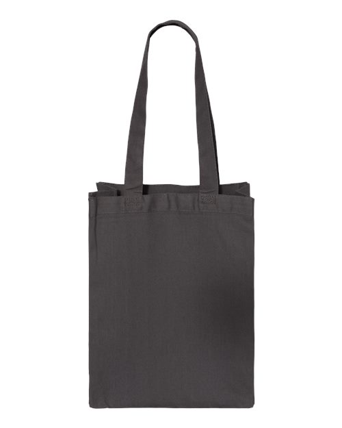 12L Gussetted Shopping Bag - Charcoal Back