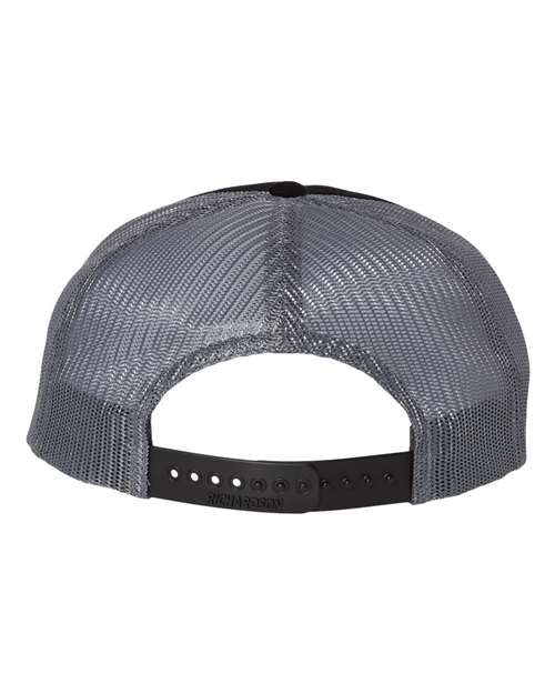 Troutdale Corduroy Trucker Cap - Black/ Charcoal Back