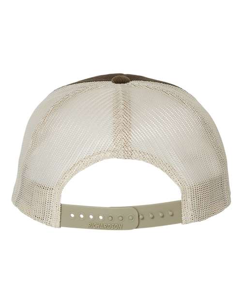 Troutdale Corduroy Trucker Cap - Brown/ Sand Back