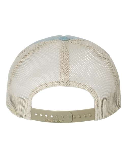 Troutdale Corduroy Trucker Cap - Light Blue/ Sand Back