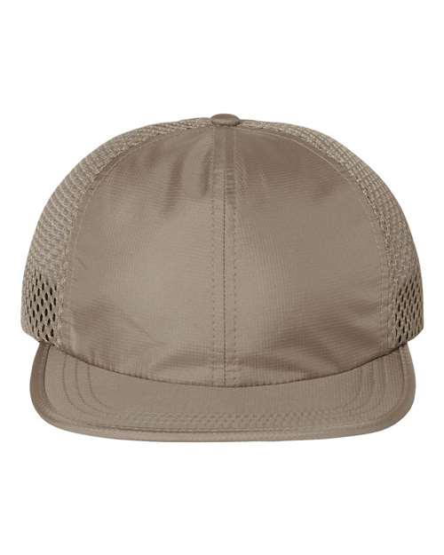 Rogue Wide Set Mesh Cap - Khaki Front