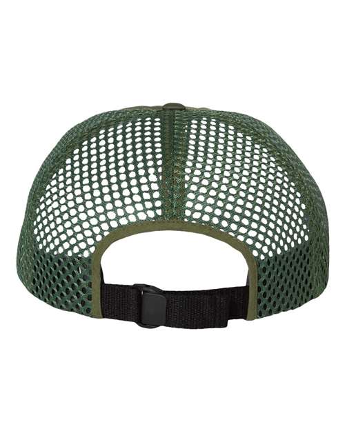 Rogue Wide Set Mesh Cap - Olive Back