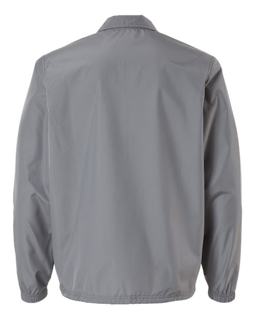Unisex Coach's Jacket - Graphite Back