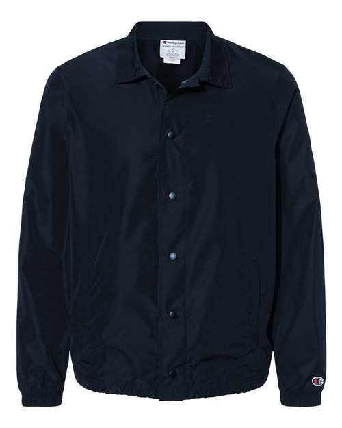 Unisex Coach's Jacket - Navy Front