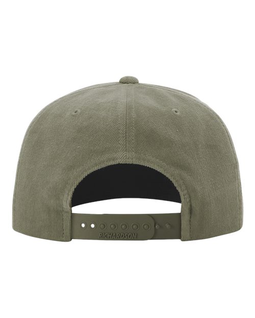 Timberline Corduroy Cap - Olive Back