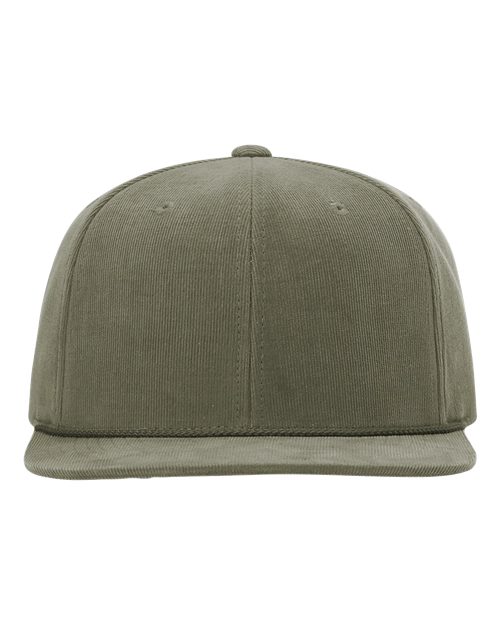Timberline Corduroy Cap - Olive Front