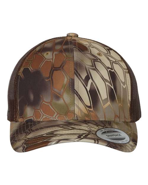Retro Trucker Cap - Kryptek Highlander Front