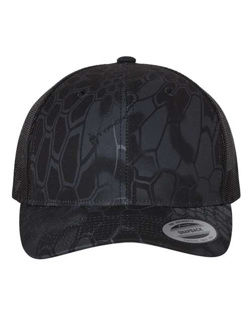 Retro Trucker Cap - Kryptek Typhon Front