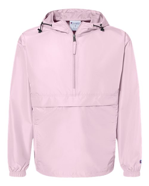 Unisex Packable Anorak Jacket - Pink Candy Front