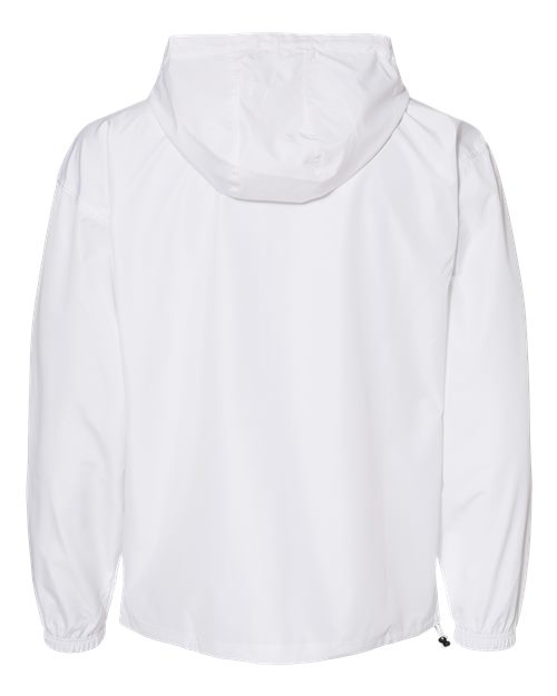 Unisex Packable Anorak Jacket - White Back