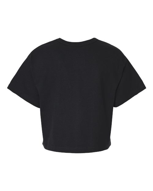 Women's Heritage Jersey Crop T-Shirt - Black Back