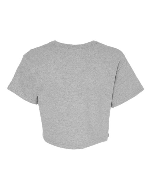 Women's Heritage Jersey Crop T-Shirt - Oxford Grey Back