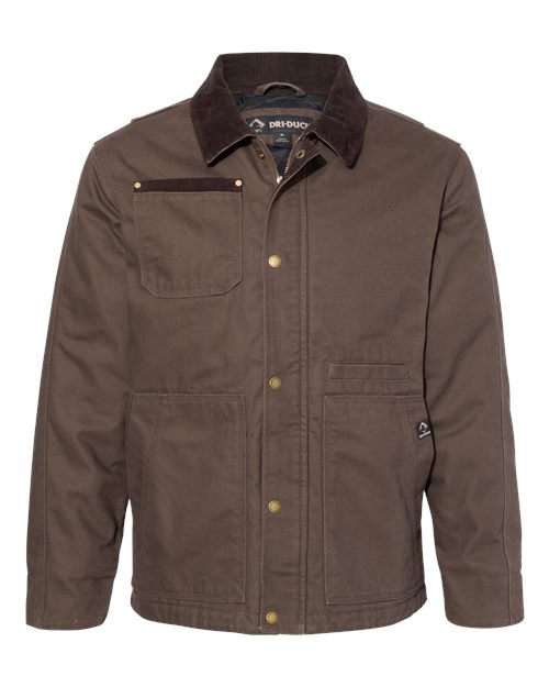 Men's Tall Rambler Boulder Cloth Jacket - Tobacco Front