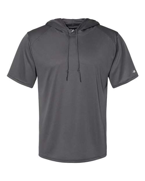 Men's B-Core Hooded T-Shirt - Graphite Front