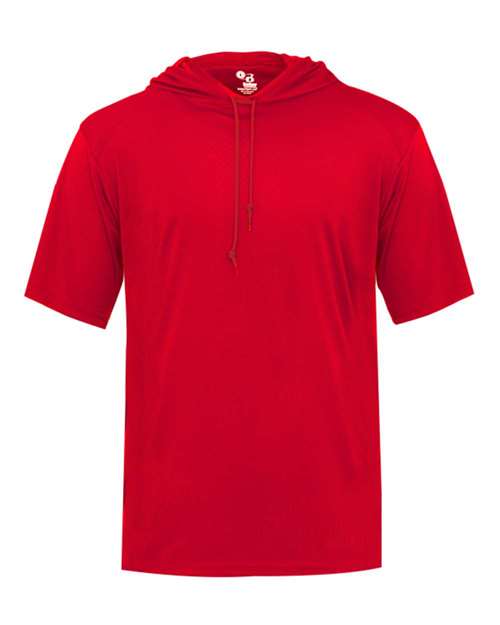 Men's B-Core Hooded T-Shirt - Red Front