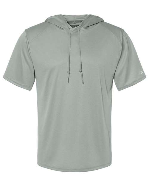 Men's B-Core Hooded T-Shirt - Silver Front