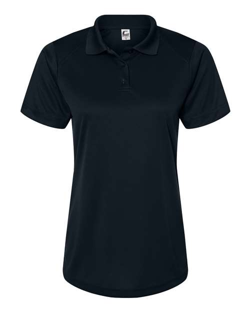 Women's Polo - Black Front