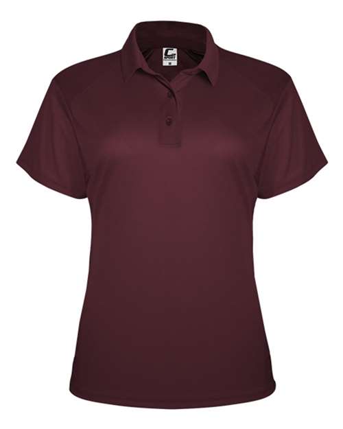 Women's Polo - Maroon Front