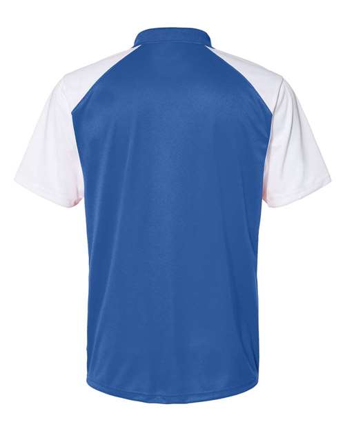 Men's Sport Polo - Royal/ White Back