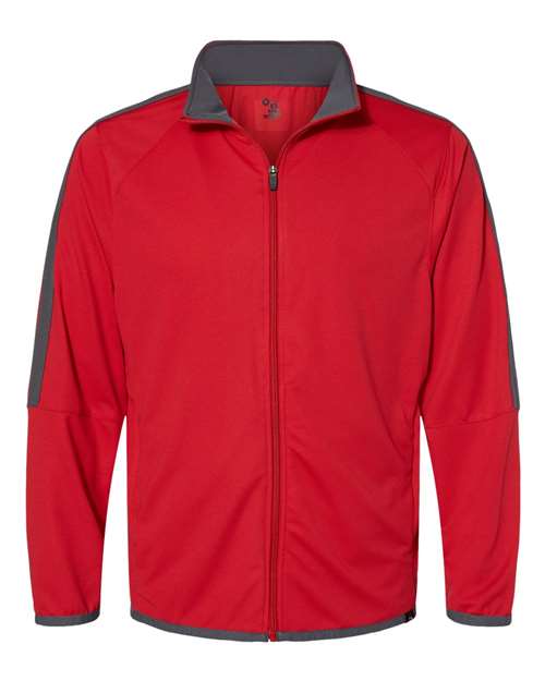 Men's Blitz Outer-Core Jacket - Red/ Graphite Front