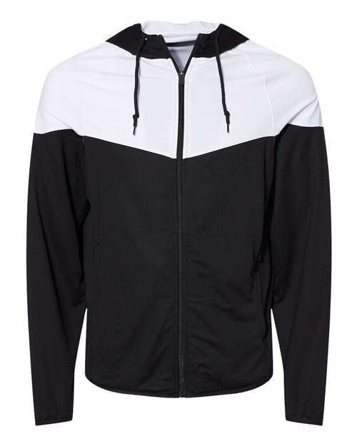 Men's Spirit Outer-Core Jacket - Black/ White Front