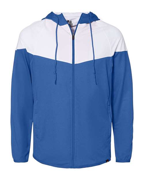 Men's Spirit Outer-Core Jacket - Royal/ White Front