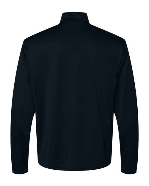 Men's Quarter-Zip Pullover - Black Back