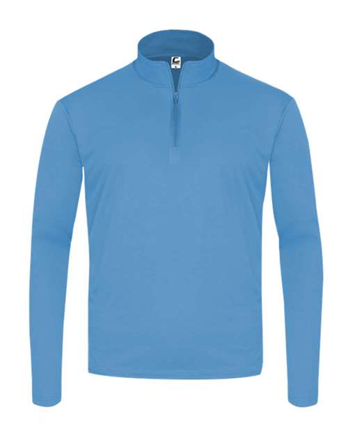Men's Quarter-Zip Pullover - Columbia Blue Front