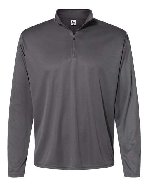 Men's Quarter-Zip Pullover - Graphite Front