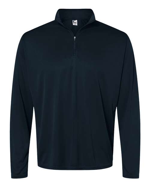 Men's Quarter-Zip Pullover - Navy Front