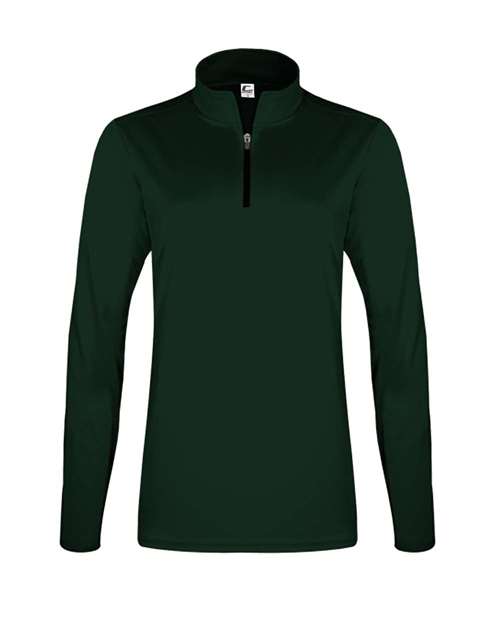 Women's Quarter-Zip Pullover - Forest Front