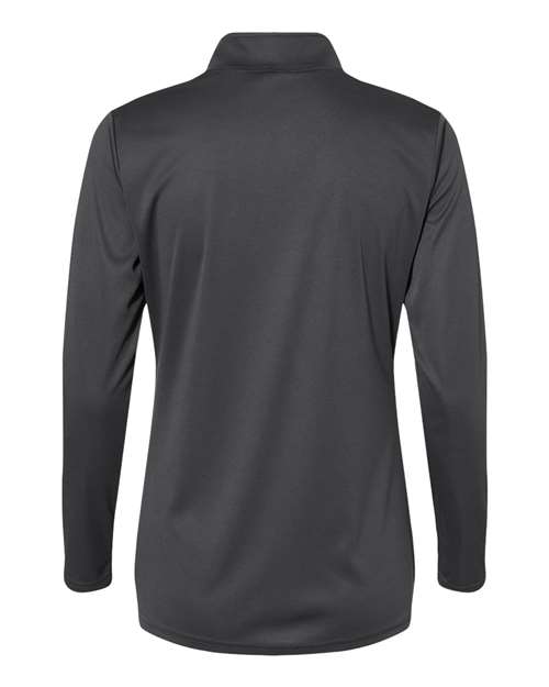 Women's Quarter-Zip Pullover - Graphite Back