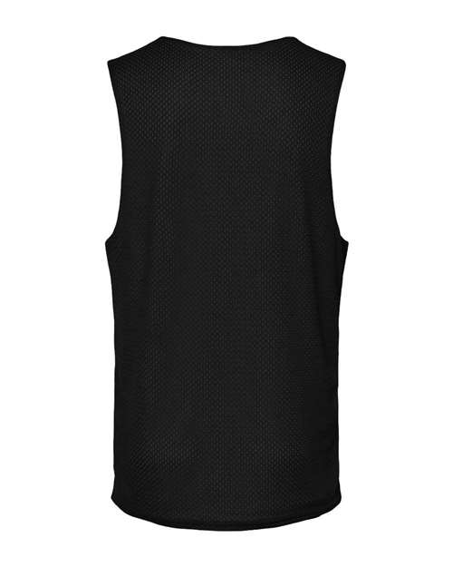Men's Reversible Mesh Tank - Black/ White Back
