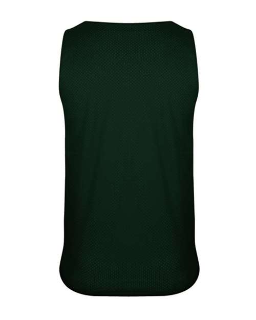 Men's Reversible Mesh Tank - Forest/ White Back