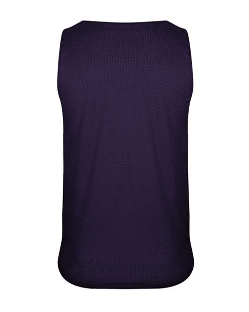 Men's Reversible Mesh Tank - Purple/ White Back