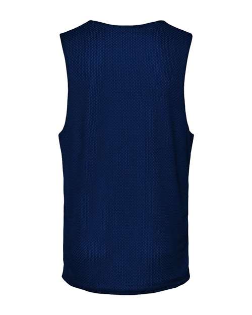 Men's Reversible Mesh Tank - Navy/ White Back