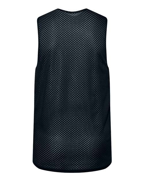 Youth Reversible Mesh Tank - Black/ White Back