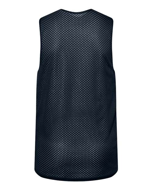 Youth Reversible Mesh Tank - Navy/ White Back