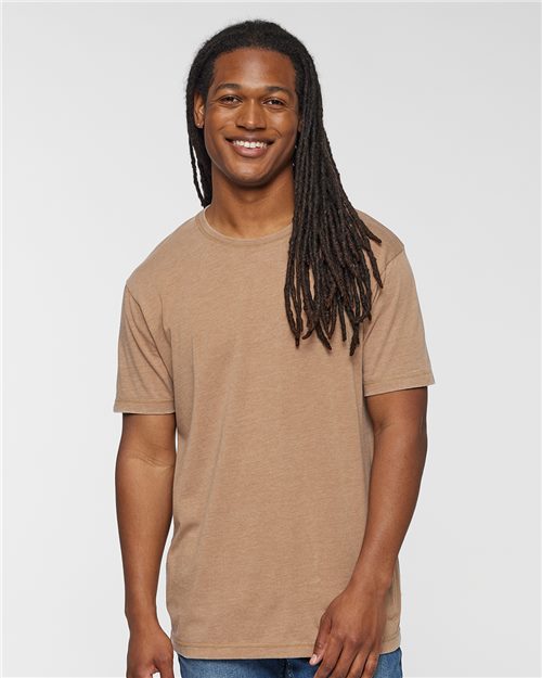 Unisex Vintage Wash Tee - Washed Plum Front