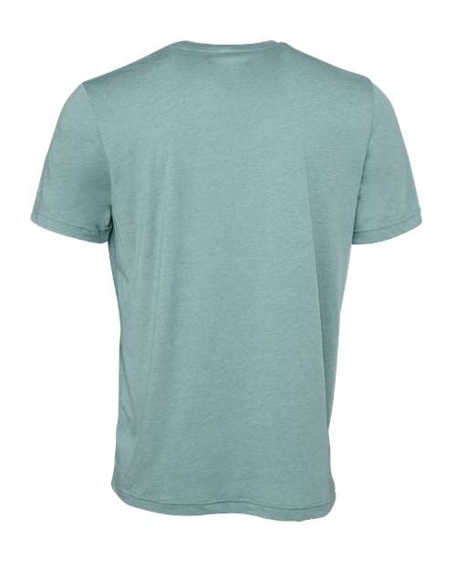 CVC Jersey Tee - Heather Blue Lagoon Back