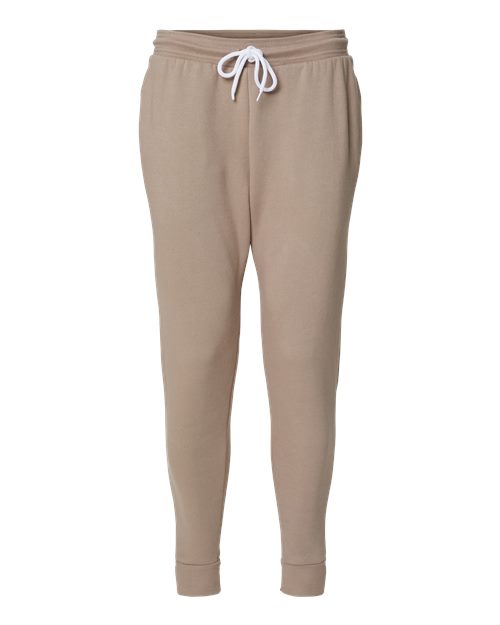 Unisex Sponge Fleece Joggers - Tan Front