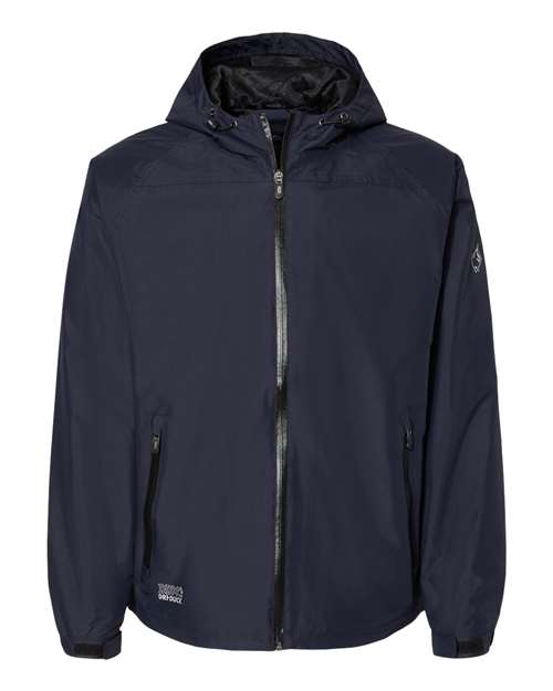 Unisex Torrent Waterproof Hooded Jacket - Navy Front