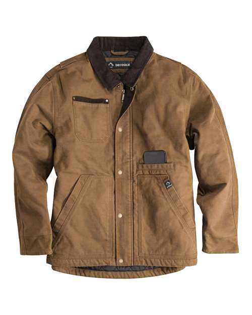 Men's Tall Rambler Boulder Cloth Jacket - Saddle Front