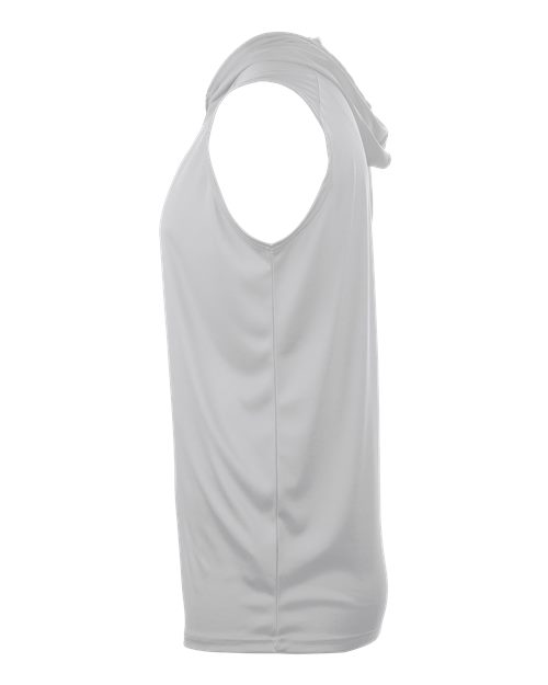 Youth B-Core Sleeveless Hooded T-Shirt - Silver Back