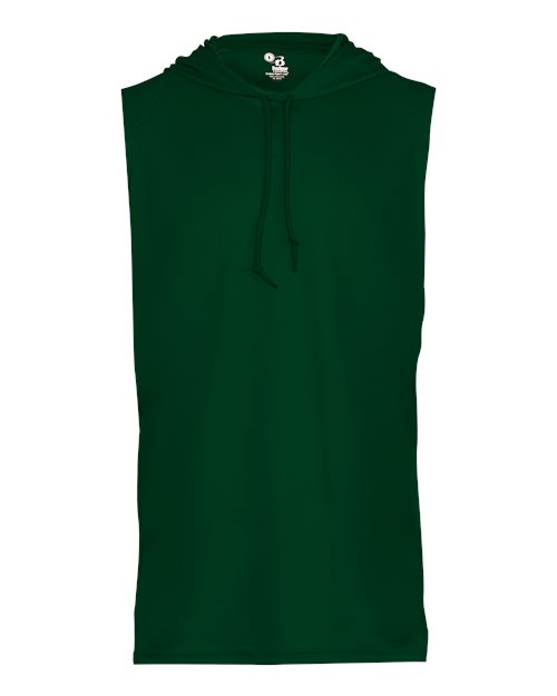Men's B-Core Sleeveless Hooded T-Shirt - Forest Front