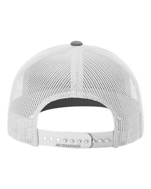 Snapback Trucker Cap - Heather Grey/ Light Grey Back