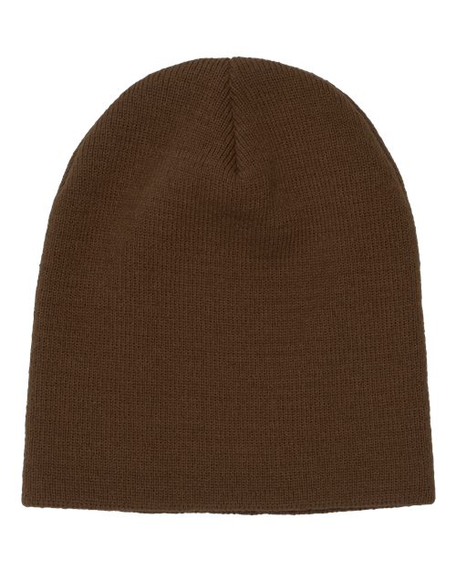 8 1/2" Beanie - Caramel Front