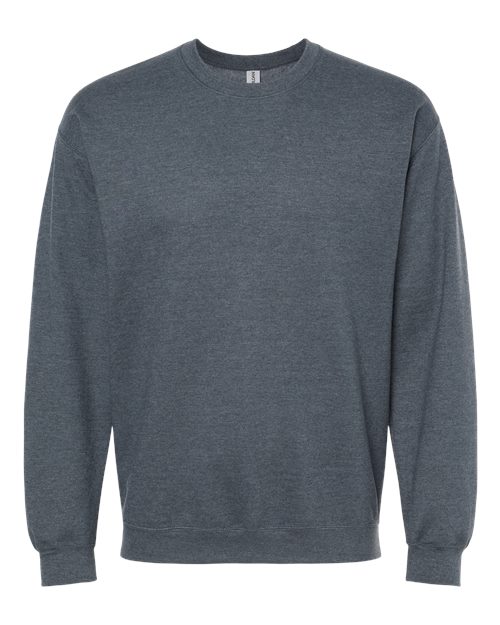Gildan Unisex Softstyle® Midweight Crewneck Sweatshirt - Dark Heather Front